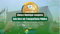 Conquista do Selo Ouro no Programa Nacional de Transparência Pública 2025